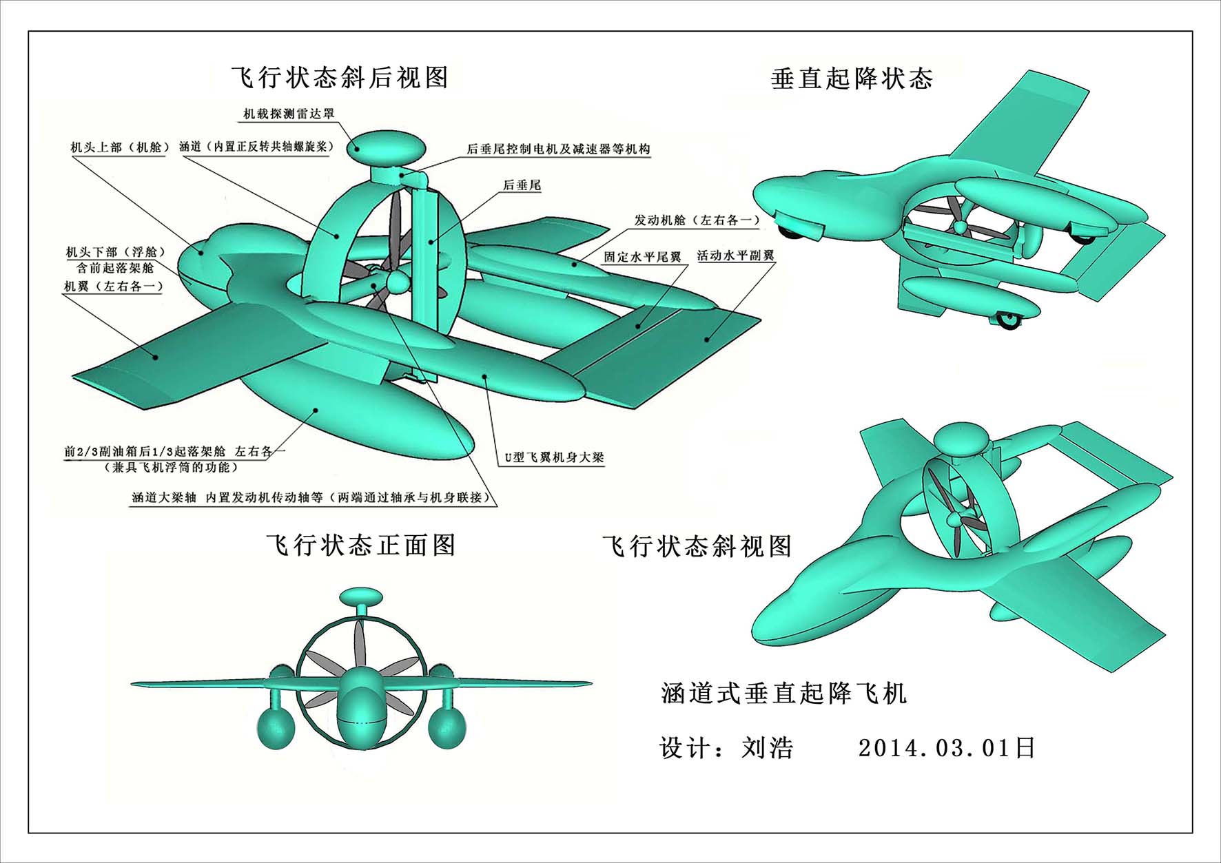 l'Albatros - un UAV AWACS à décollage vertical