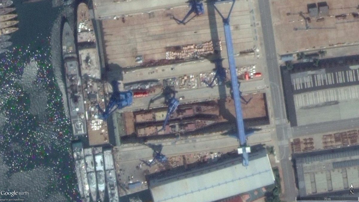 Deux corvettes Type 056 ont été mises à flot au chantier naval Liaonan